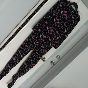 Hello Kitty adult footie pajamas